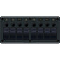 Blue Sea 8371 Water Resistant Panel  8 Position  Black  Horizontal Mount 8371