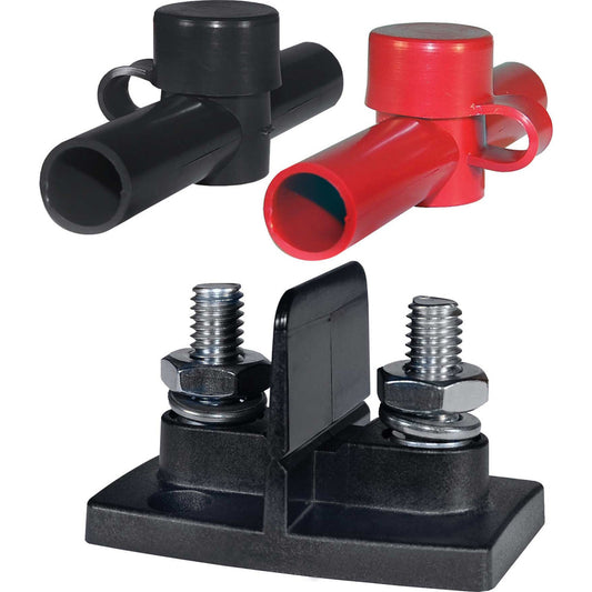 Blue Sea 2018 Dual PowerPost Cable Connectors  1 X 516  1 X 38 2018