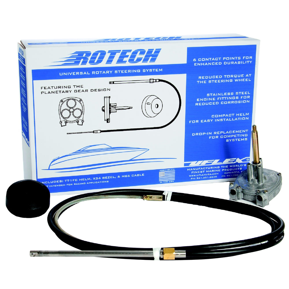 UFlex Rotech 20 Rotary Steering Package  Cable Bezel Helm ROTECH20FC