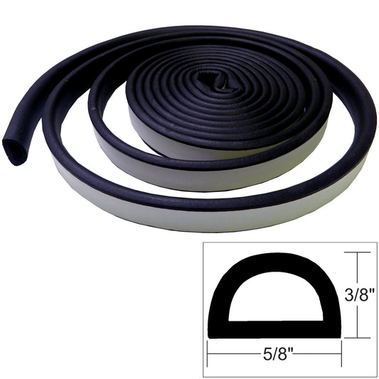 TACO Weather Seal  10L x 38H x W  Black V300109B101