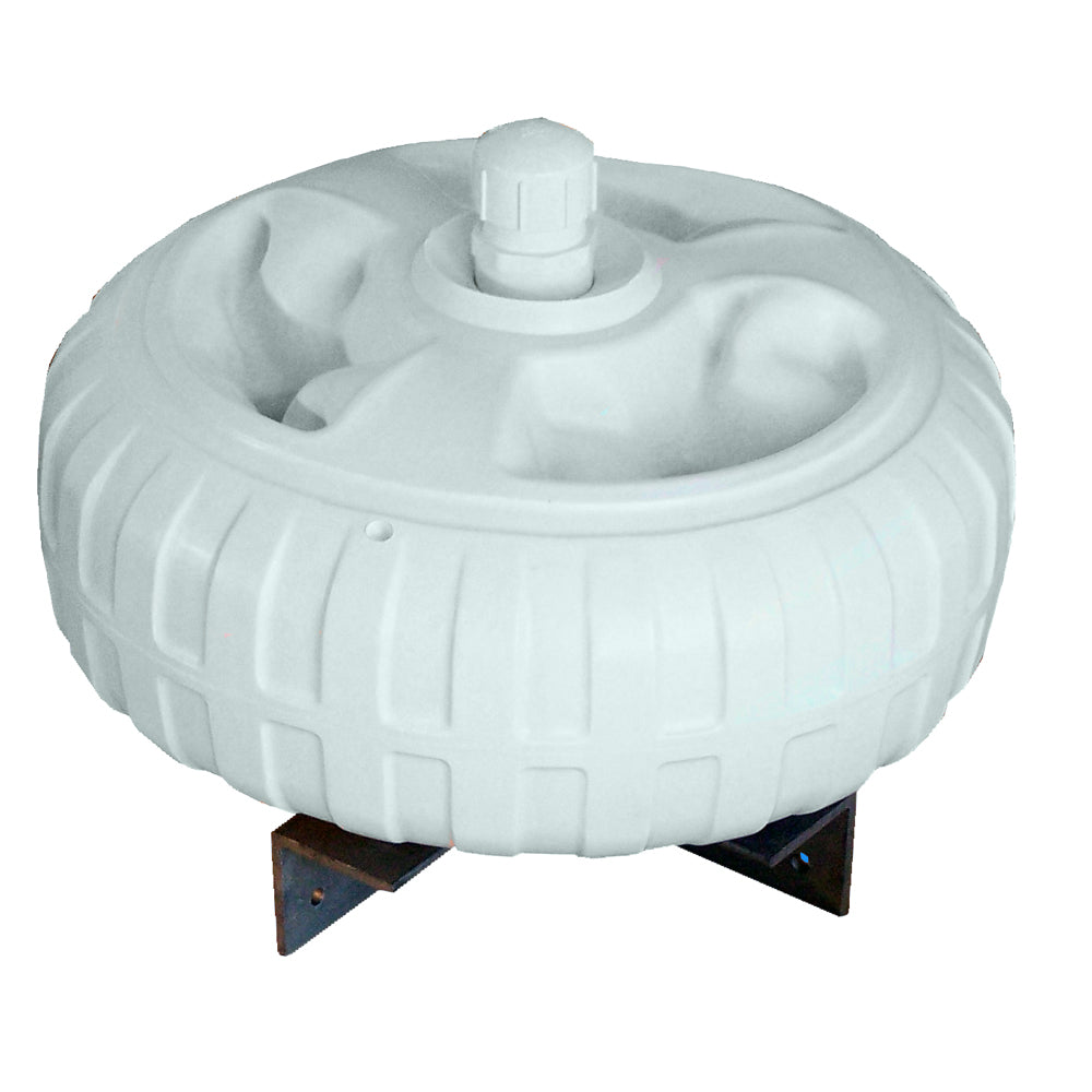 Dock Edge Inflatable Dock Wheel  18  White DE95077F