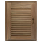 Whitecap Teak Louvered Door  Frame  Right Hand  15 x 20 60724