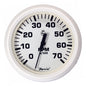 Faria Dress White 4 Tachometer  7000 RPM Gas All Outboards 33104