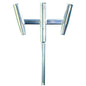 Tigress Triple Aluminum Kite Rod Holder  Straight Butt  Polished 88159