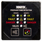 FireboyXintex Propane Fume Detector  Alarm w2 Plastic Sensors  Solenoid Valve  Square Black Bezel Display P2BSR