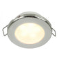 Hella Marine EuroLED 75 3 Round Spring Mount Down Light  Warm White LED  Stainless Steel Rim  24V 958109621