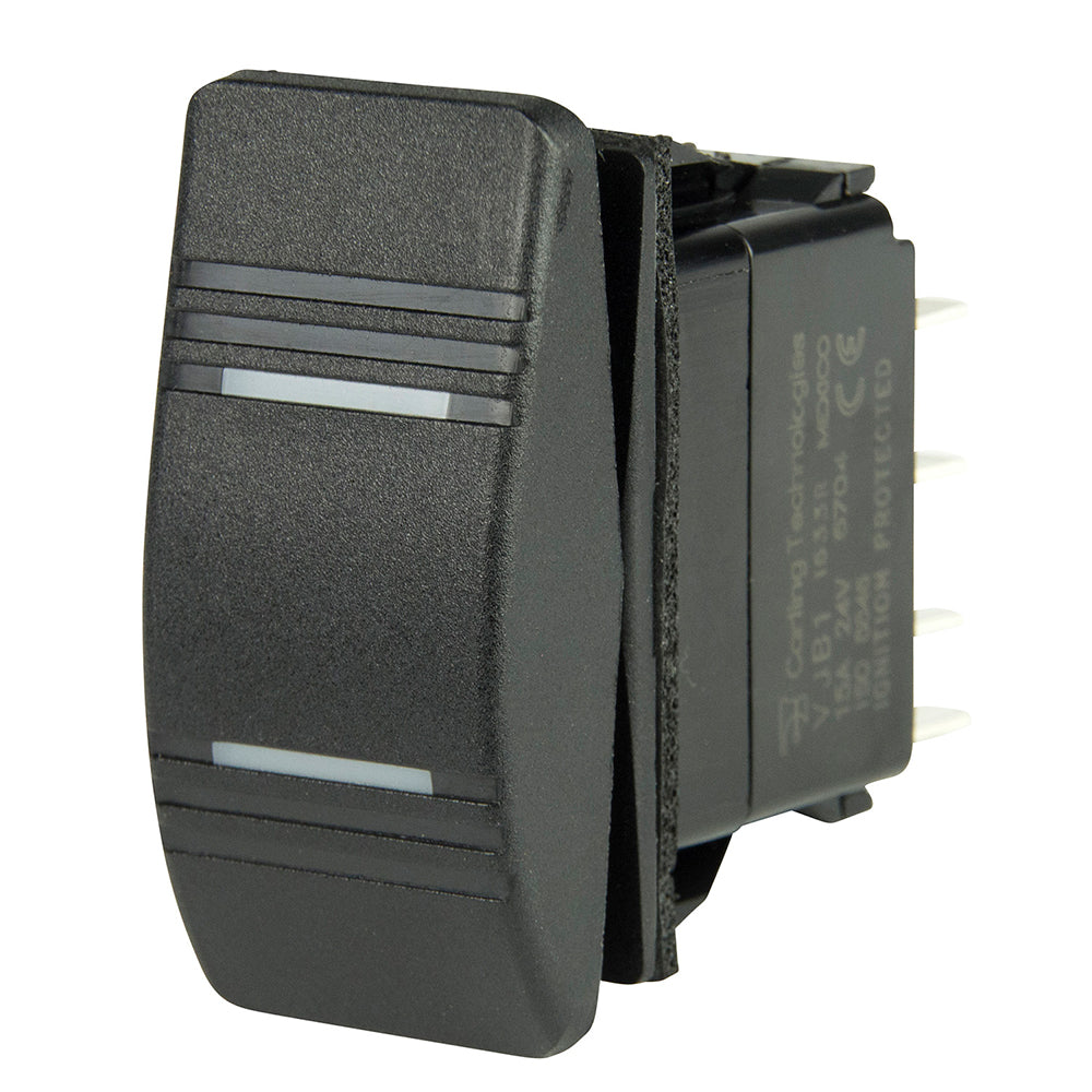 BEP DPDT Contura Switch  2Amber LEDs  ONOFFON 1001808