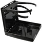 Attwood FoldUp Drink Holder  Dual Ring  Black 24457