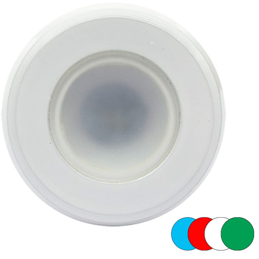 ShadowCaster Full Color Dimmable Shadow Net Enabled White Powder Coat Finish Down Light SCMDLCCWH