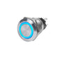 Blue Sea 4160 SS Push Button Switch  OffOn  Blue  10A 4160