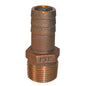 GROCO 34 NPT x 34 ID Bronze Pipe to Hose Straight Fitting PTH750