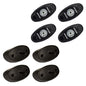 RIGID Industries ASeries Rock Light Kit  4 Blue Lights  Black 400233