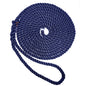 New England Ropes 12 Premium 3Strand Dock Line  Navy Blue  15 C60531600015