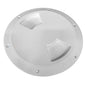 SeaDog Textured Quarter Turn Deck Plate  White  8 3361821
