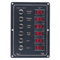SeaDog Aluminum Circuit Breaker Panel  6 Circuit 4228001