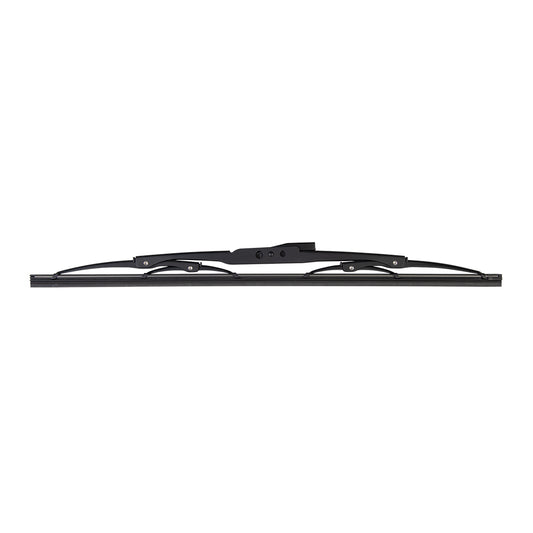 Marinco Deluxe Stainless Steel Wiper Blade  Black  20 34020B