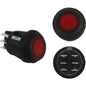 RIGID Industries 3 Position Rocker Switch  Red 40181