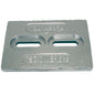 Tecnoseal Mini Aluminum Plate Anode 6 x 4 x 12 TECDIVERSSAL