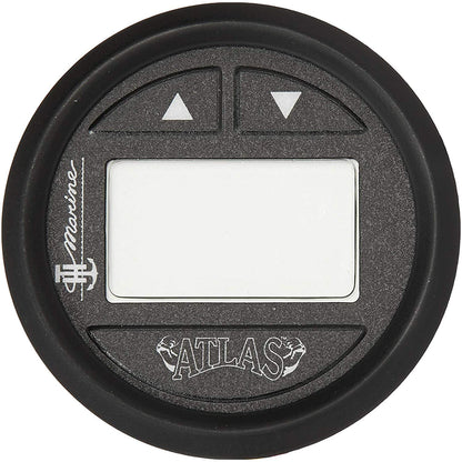 TH Marine ATLAS Hydraulic Gauge Kit f4  8 ATLAS Jack Plate  Black Bezel FAGK1DP