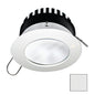 i2Systems Apeiron PRO A506  6W Spring Mount Light  Round  Cool White  White Finish A50631AAG