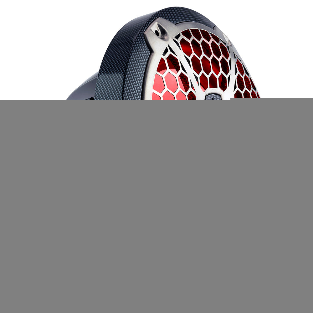 DS18 HYDRO 10 Subwoofer wRGB Lights  600W  Carbon Fiber CF10SUB