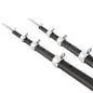 Tigress XD 3K Carbon Fiber Telescoping Outrigger Poles  21  Matte Black Silver  Pair 886794