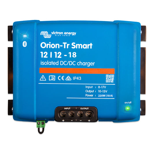 Victron OrionTR Smart 121218A 18A 220W Isolated DCDC Charger or Power Supply ORI121222120