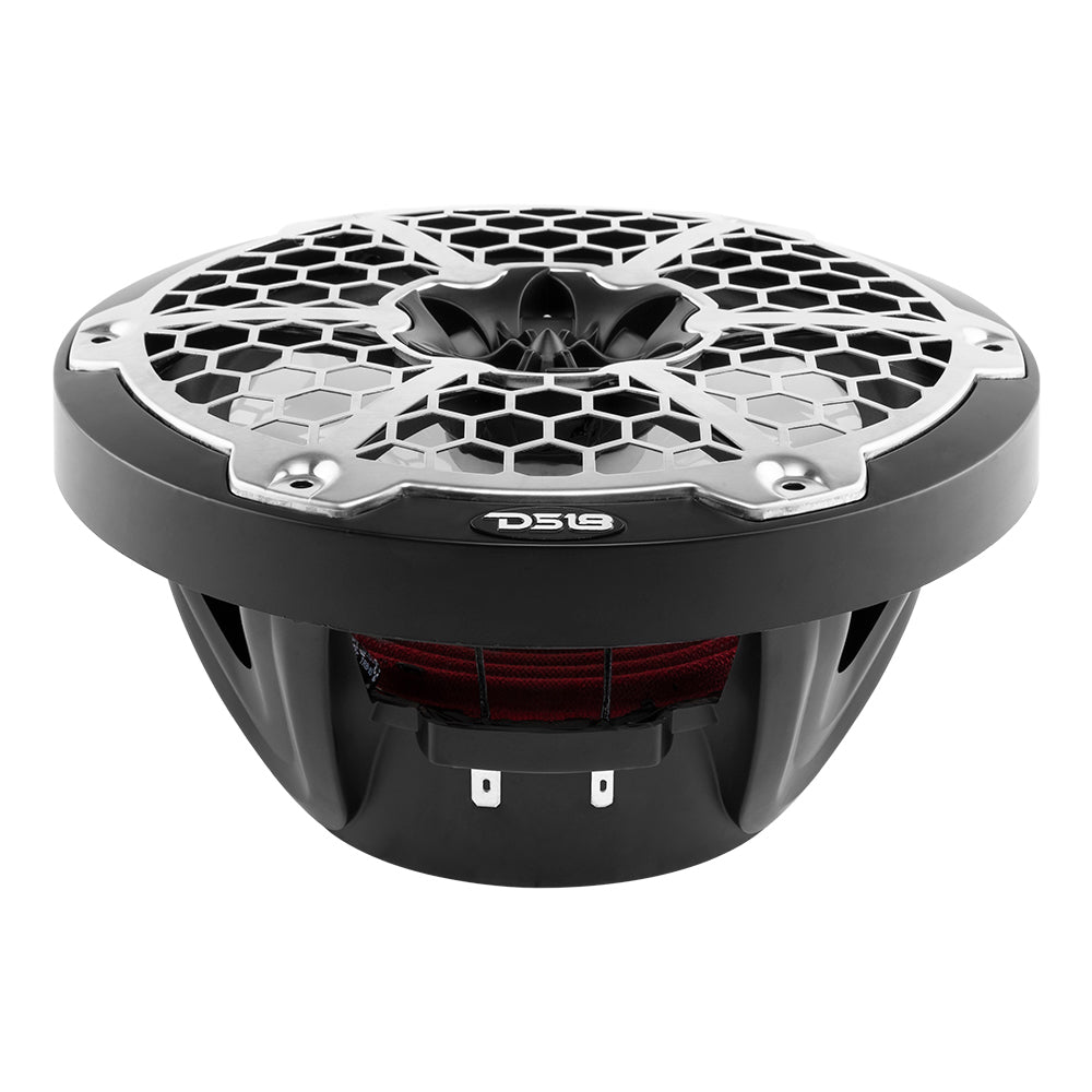 DS18 New Edition HYDRO 8 2Way Marine Speakers wRGB LED Lighting 375W  Black NXL8MBK