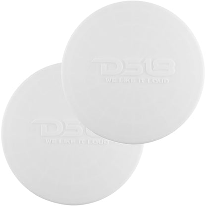 DS18 Silicone Marine Speaker Cover f8 Speakers  White CS8W
