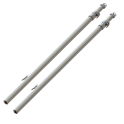TACO TeleSun Aluminum Shade Poles wCarry Bag T107001VEL