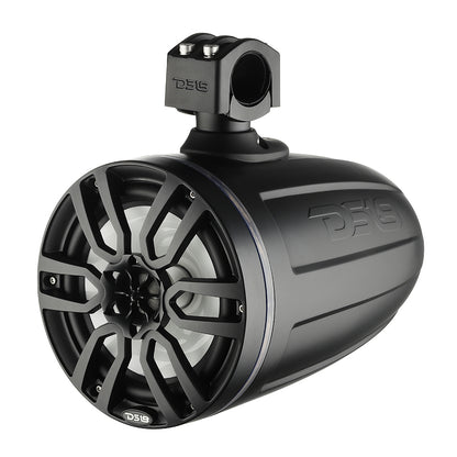 DS18 X Series HYDRO 65 Wakeboard Pod Tower Speaker wRGB LED Lights  300W  Matte Black  NXLX6TPBK