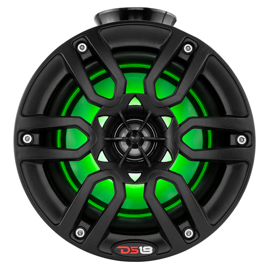 DS18 HYDRO 65 Compact Wakeboard Pod Tower wRGB Light  300W  Black NXLPS6BK