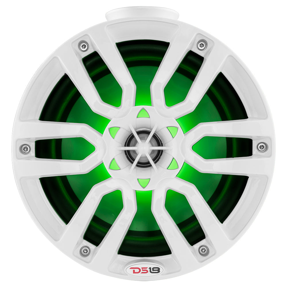 DS18 HYDRO 8 Compact Wakeboard Pod Tower wRGB Light  375W  White  NXLPS8W