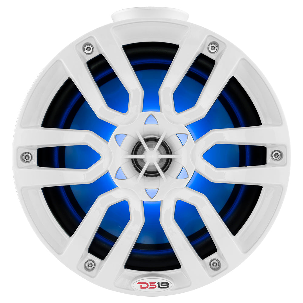 DS18 HYDRO 8 Compact Wakeboard Pod Tower wRGB Light  375W  White  NXLPS8W
