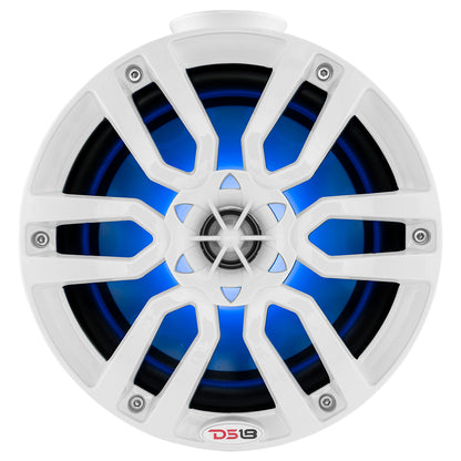 DS18 HYDRO 8 Compact Wakeboard Pod Tower wRGB Light  375W  White  NXLPS8W