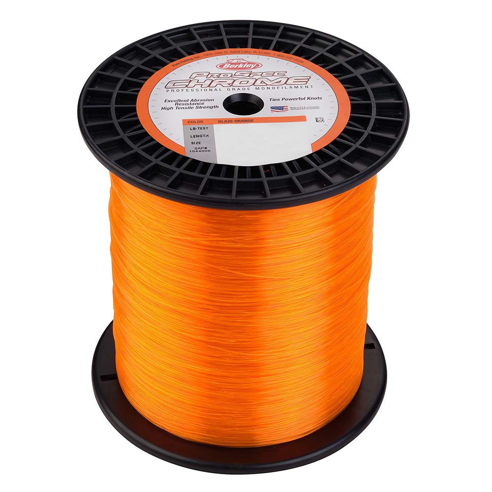 Berkley ProSpec Chrome Blaze Orange Monofilament  30 lb  3000 yds  PSC3B3080 1544004
