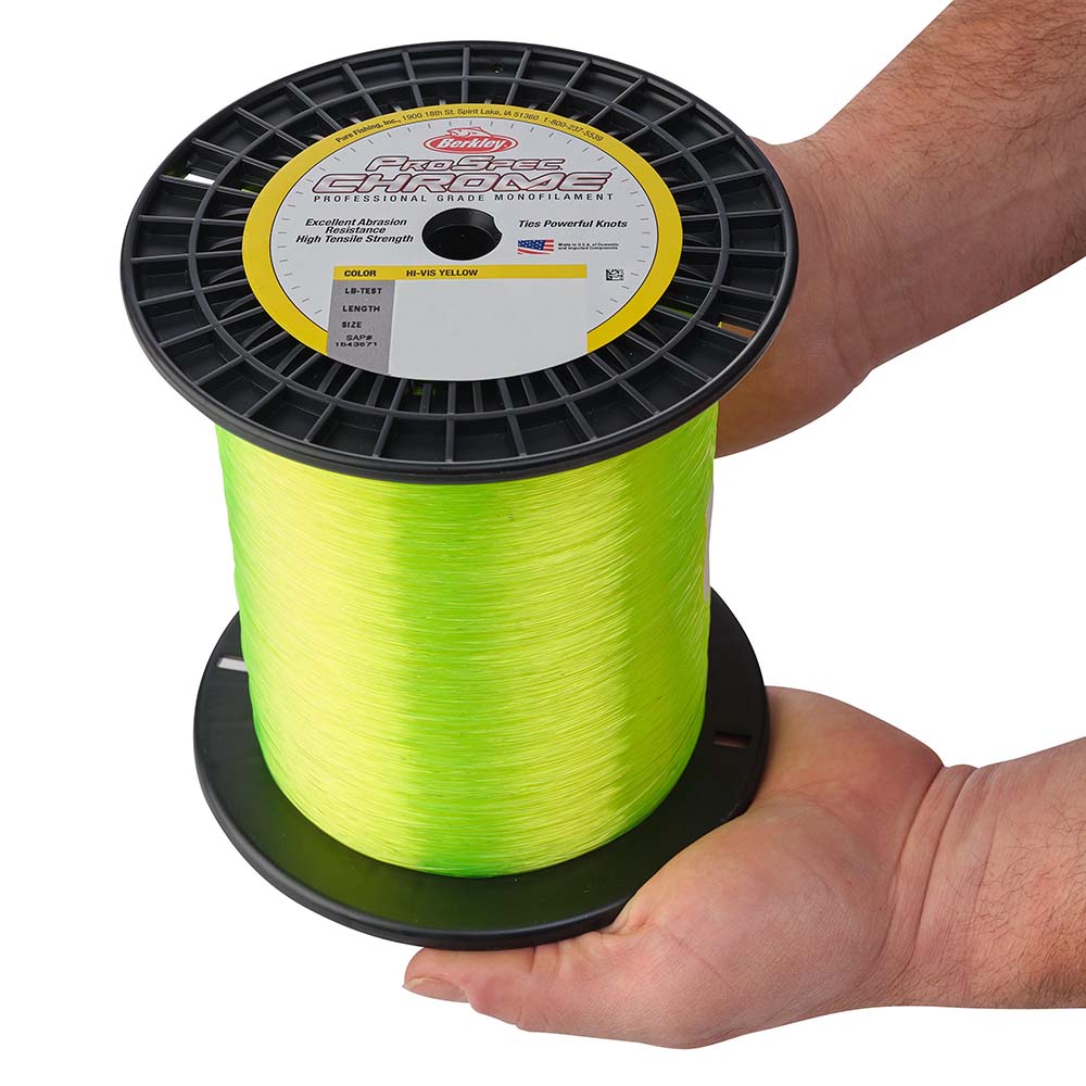 Berkley ProSpec Chrome HiVis Yellow Monofilament  16 lb  3000 yds  PSC3B16HVY 1559030