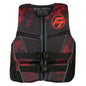 Full Throttle Mens RapidDry FlexBack Life Jacket  L  BlackRed 14250010004022