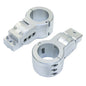 PTM Watersports Board Rack Mounts  25 Pipe Clamp  Silver P131982500TEBCL