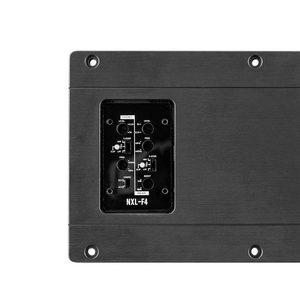 DS18 HYDRO Flush Mount Full Range Digital Marine 4Channel AMP wVoltmeter  1200W NXLF4