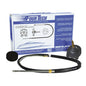 Uflex Fourtech 12 Black Mach Rotary Steering System wHelm Bezel  Cable FOURTECHBLK12