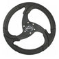 Schmitt Marine Folletto 142 Wheel  Black Polished Polyurethane  34 Tapered Shaft wBlack Center Cap PU026104R