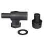 Attwood 90 PTrap Fuel Tank Vent  Black wBlack Vent Head 16703