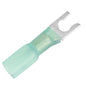 Pacer 1614 AWG Heat Shrink Spade Terminal  8 Stud Size  25 Pack TE148SLF25