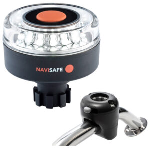 Navisafe Navilight 360&deg; 2NM w/Navibolt Base & Rail Mount - Black