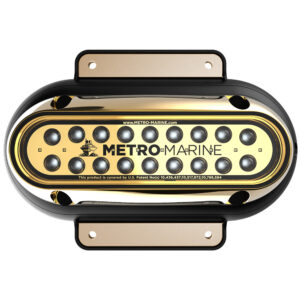 Metro Marine High-Output Elongated Surface Mount Light w/Intelligent Monochromatic LED's - White, 45&deg; Beam