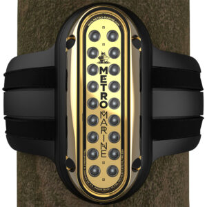 Metro Marine High-Output Vertical Piling Mount Light w/Intelligent Monochromatic LED's - Aqua, 45&deg; Beam