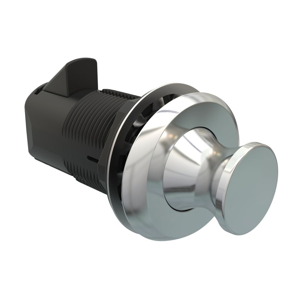 Southco Push To Close Latch Point - Chrome