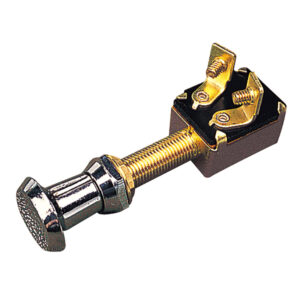 Sea-Dog Two-Position On-Off Push-Pull Switch - Stamped Brass