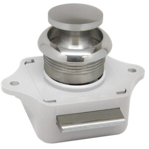 Sea-Dog Push Button Rim Latch - Stainless Steel/Plastic Housing